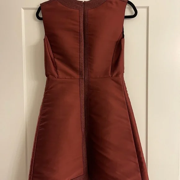 Longchamp sheath dress burgundy - Picture 3 of 5